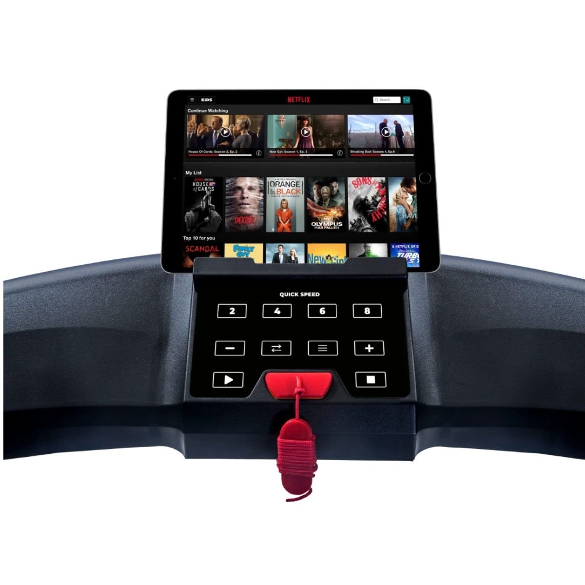 TR50i VirtuFit Foldable Treadmill_Tablet stand