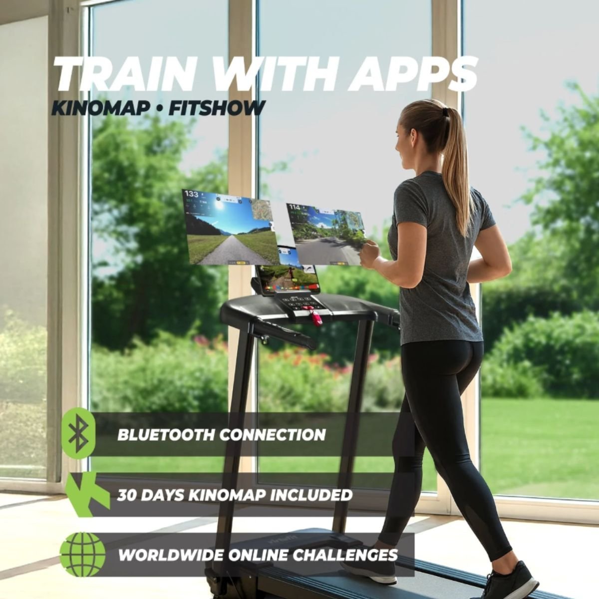 VirtuFit TR50i Treadmill_Train_Apps