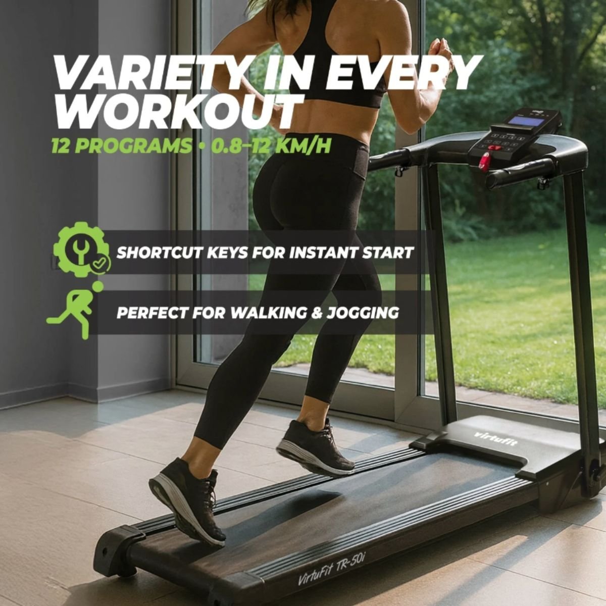 VirtuFit TR50i Treadmill_Workout_Variety