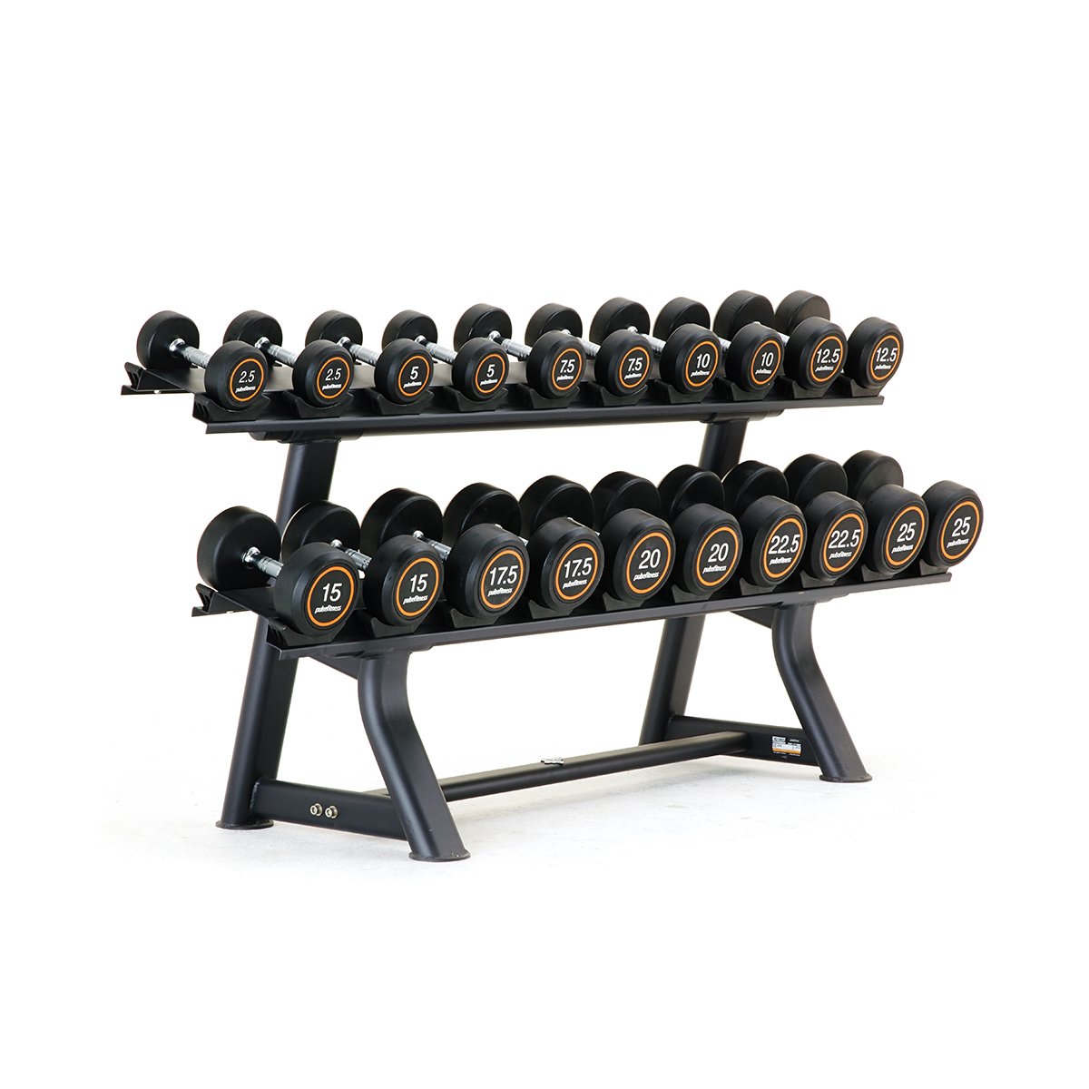 135H-2.5-25kg-Black-Rubber-Covered-Dumbbell-Set-Free-Weights